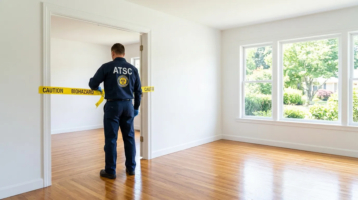 Certified biohazard cleanup crew performing Crime Scene Cleanup in East Hartford